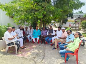 सद्भावना भुजलिया उत्सव समिति नोनिया करबल की बैठक