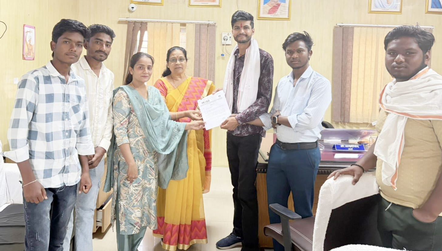 छात्र संगठन एन एस यू आई की हुई जीत